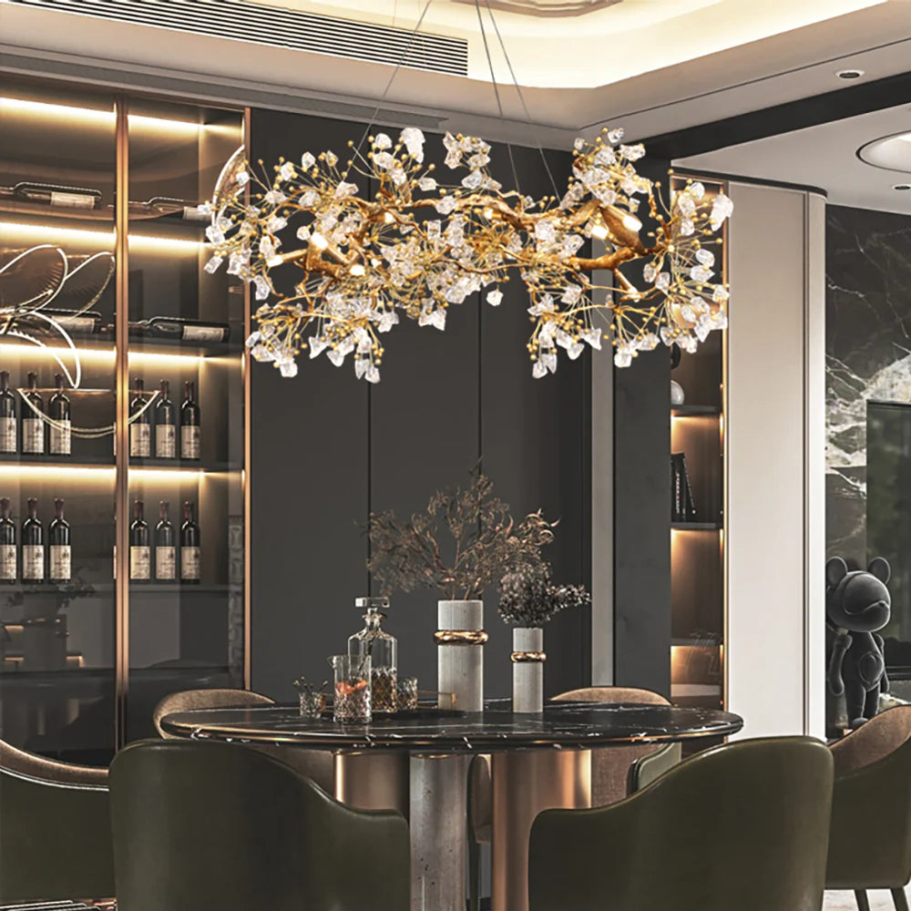 Berry Branch Silhouette Chandelier