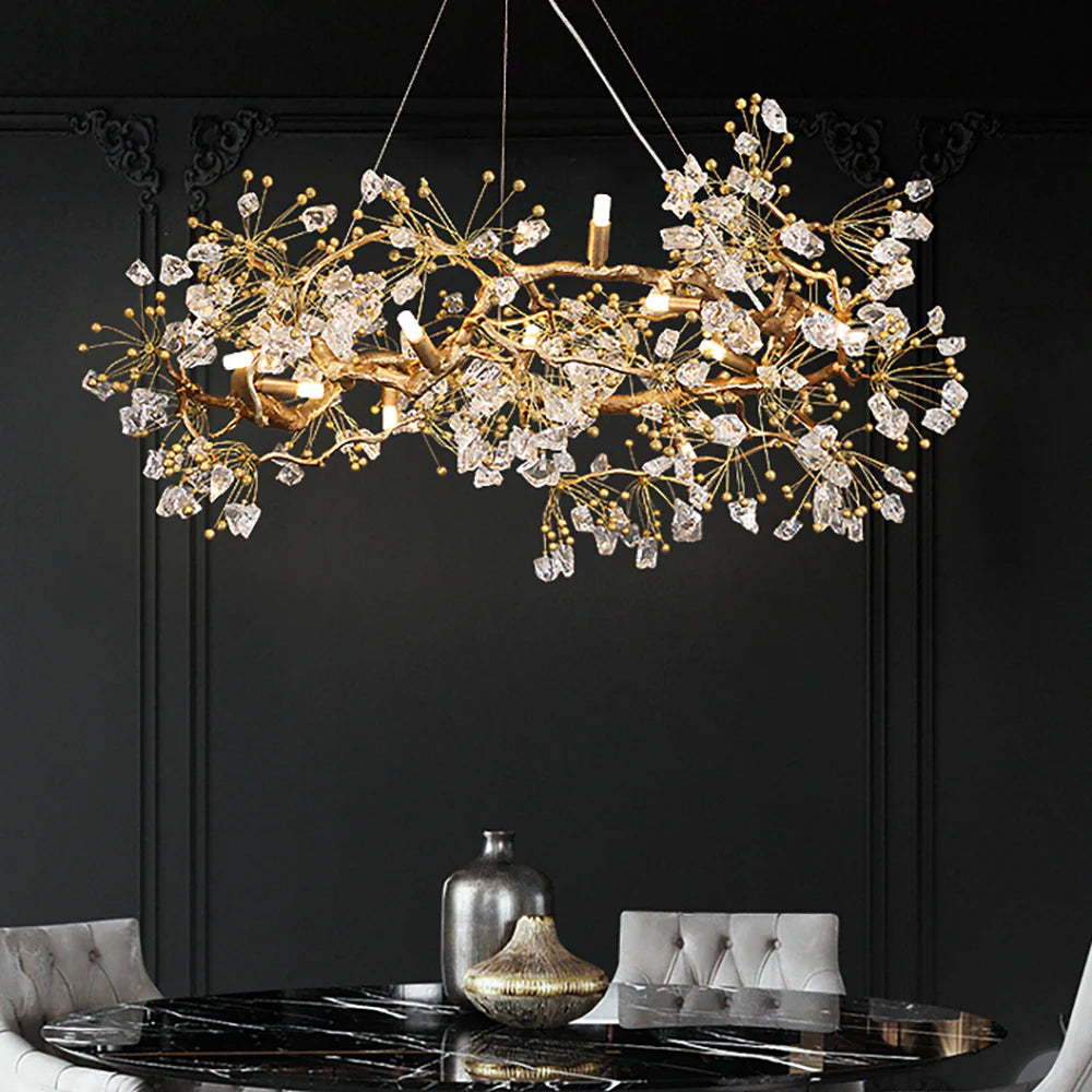 Berry Branch Silhouette Chandelier