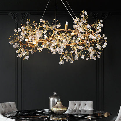 Berry Branch Silhouette Chandelier