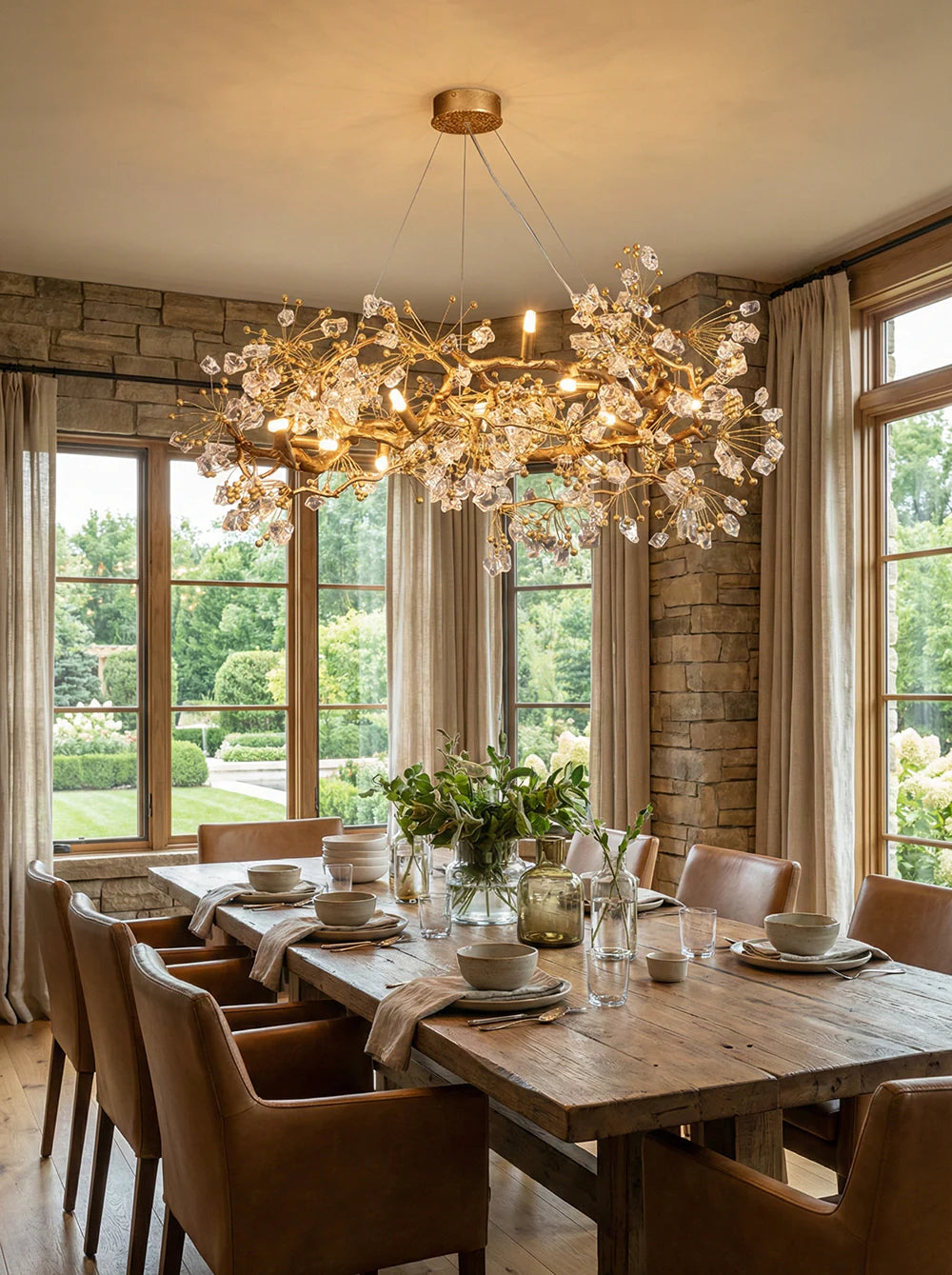 Berry Branch Silhouette Chandelier