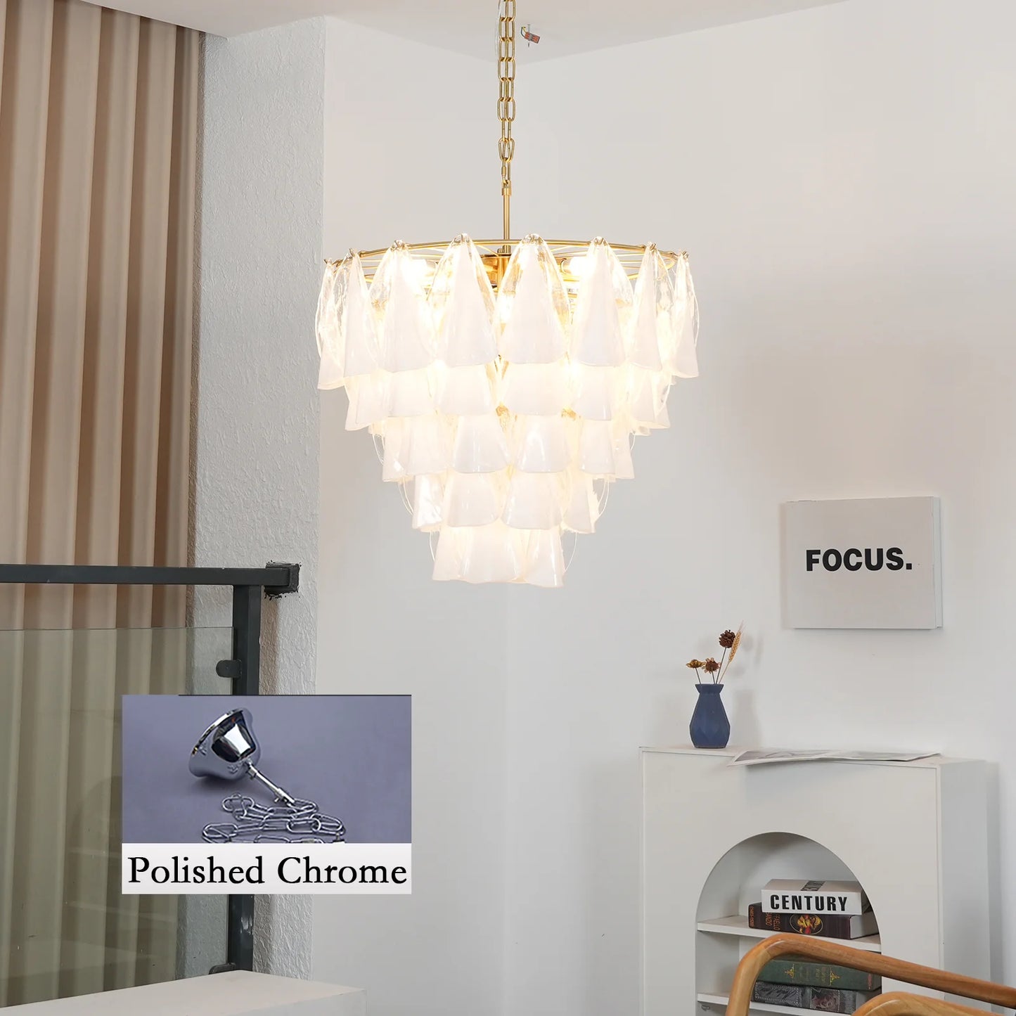 Lunara Murano Astral Chandelier