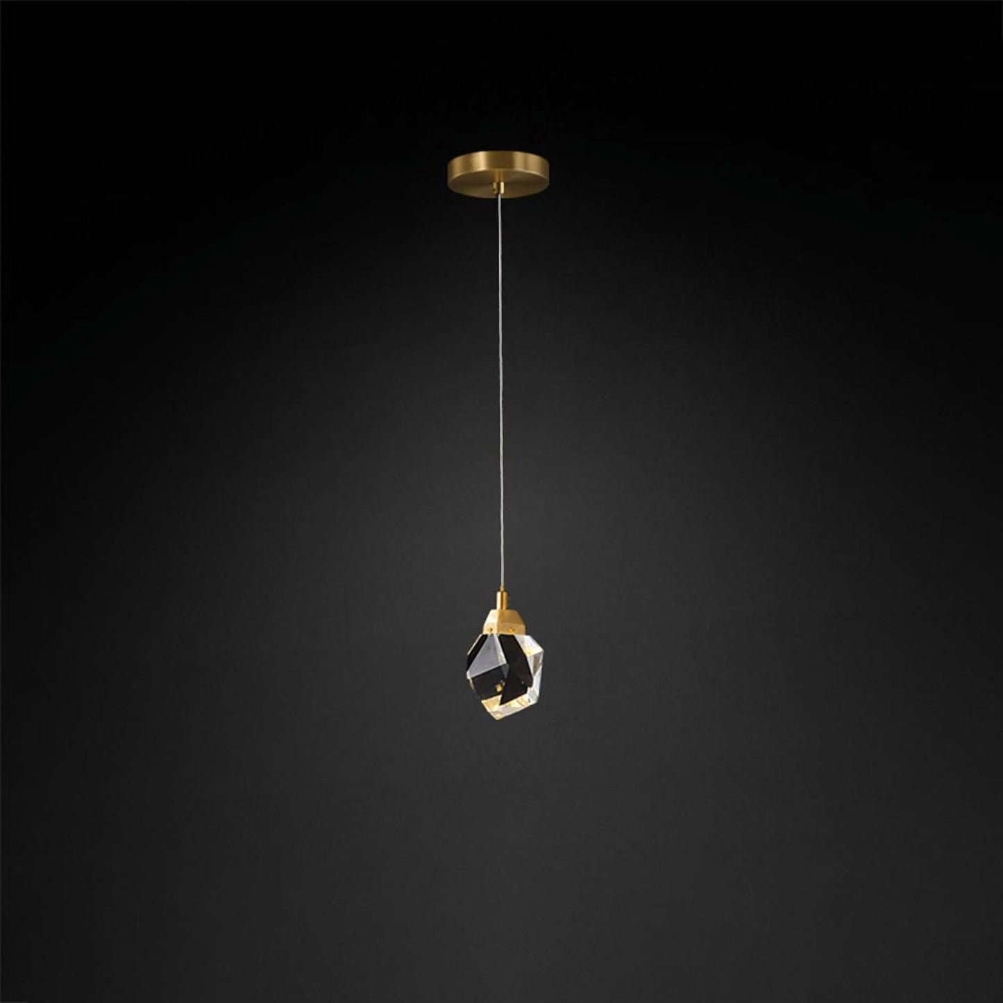 Prism Beam Glass Pendant
