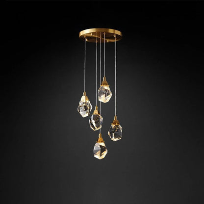 Prism Beam Glass Pendant