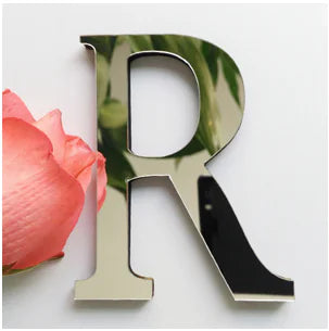 3D Acrylic Mirror Letter Wall Stickers for Decor