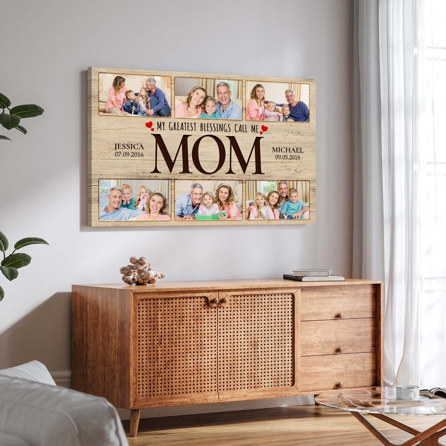 Blessings That Gave Me the Name “Mom” II Sign