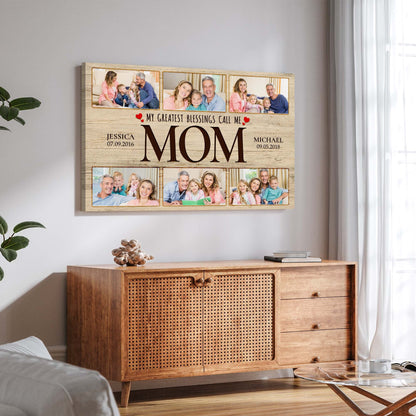 Blessings That Gave Me the Name “Mom” II Sign
