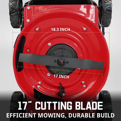 40V 17'' Cordless Lawn Mower & 40V Leaf Blower Combo Kit MB2480C