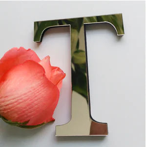 3D Acrylic Mirror Letter Wall Stickers for Decor