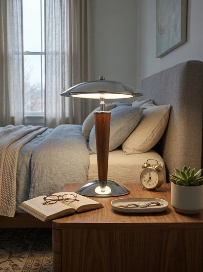 Dome‑Form Metal Table Lamp
