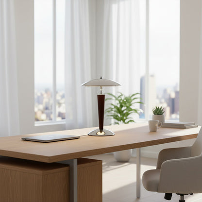 Dome‑Form Metal Table Lamp