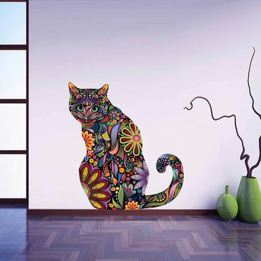 3D Colorful Cat PVC Wall Stickers for Kids' Room