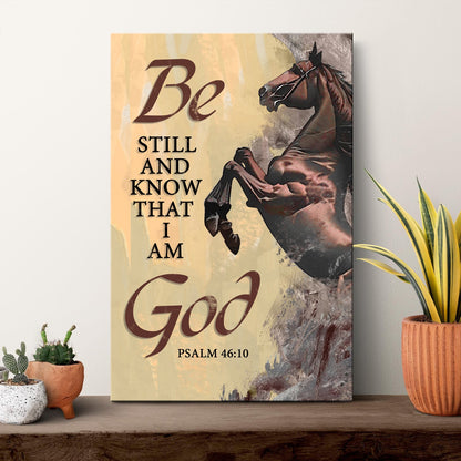 Be Still & Know – Psalm 46:10 V Wall Art