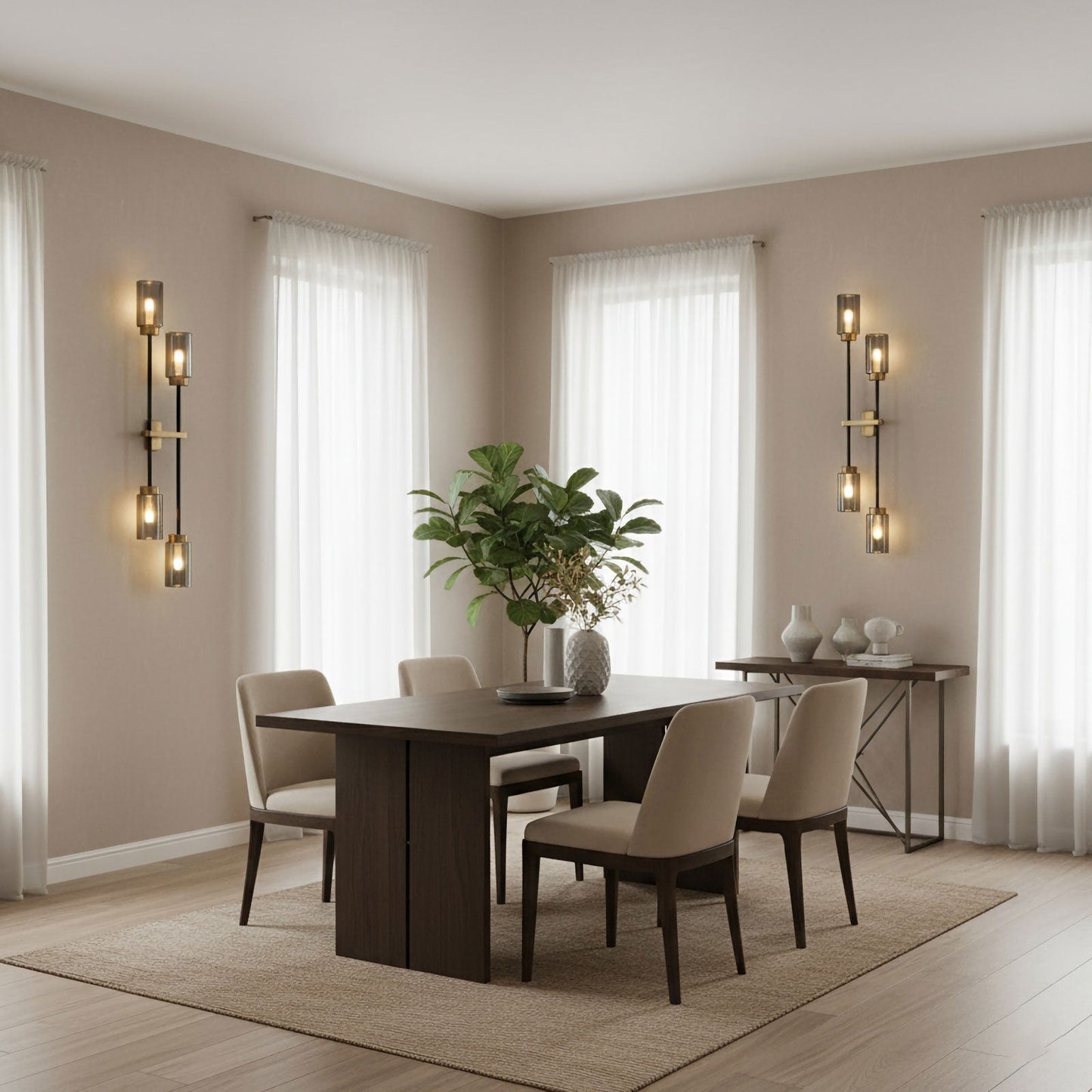 Linear Prism Glass Wall Light