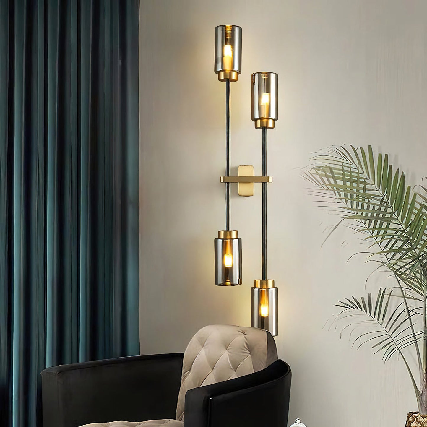 Linear Prism Glass Wall Light