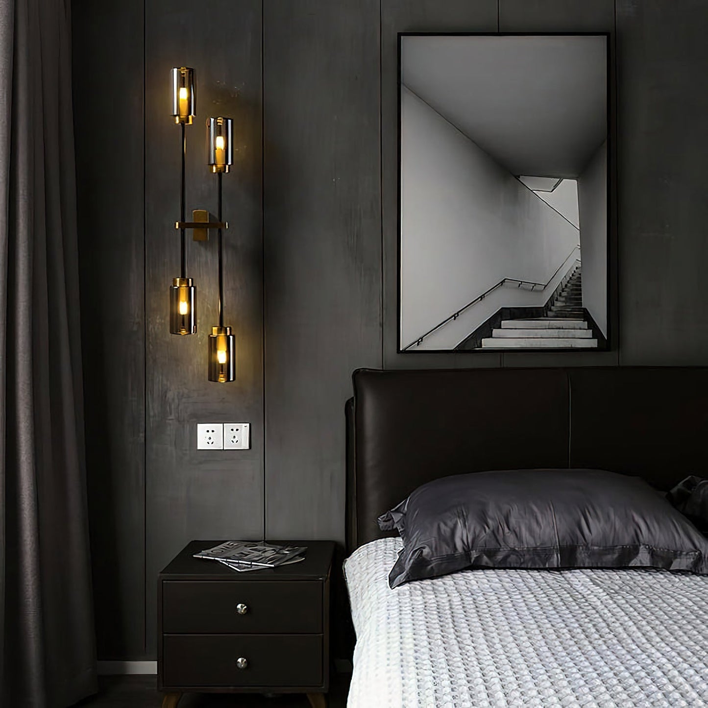 Linear Prism Glass Wall Light