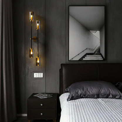 Linear Prism Glass Wall Light