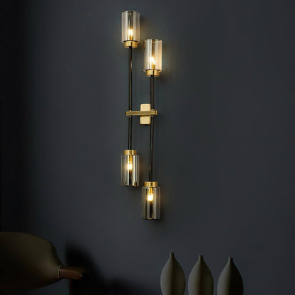 Linear Prism Glass Wall Light
