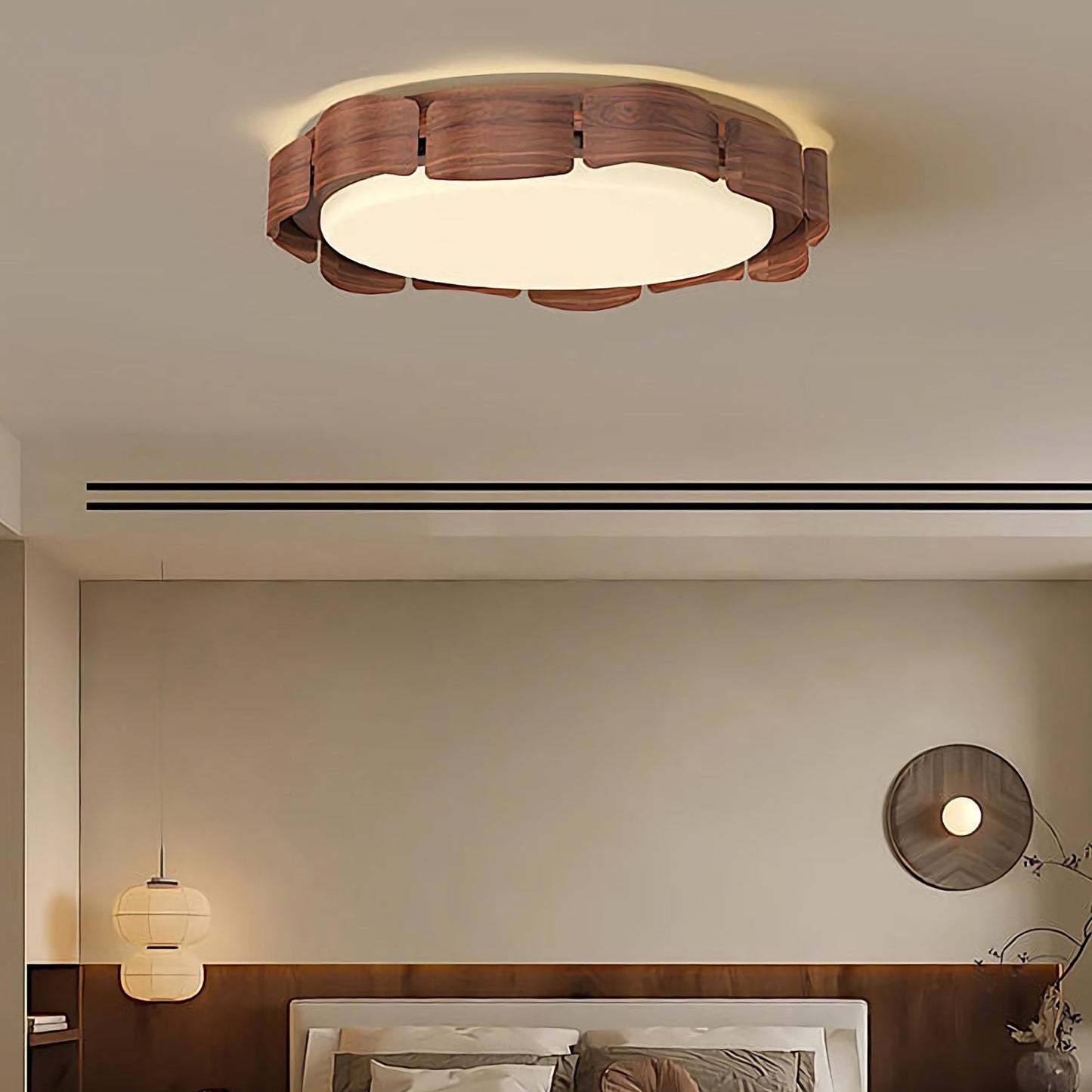 Modern Wabi‑Sabi Overhead Light