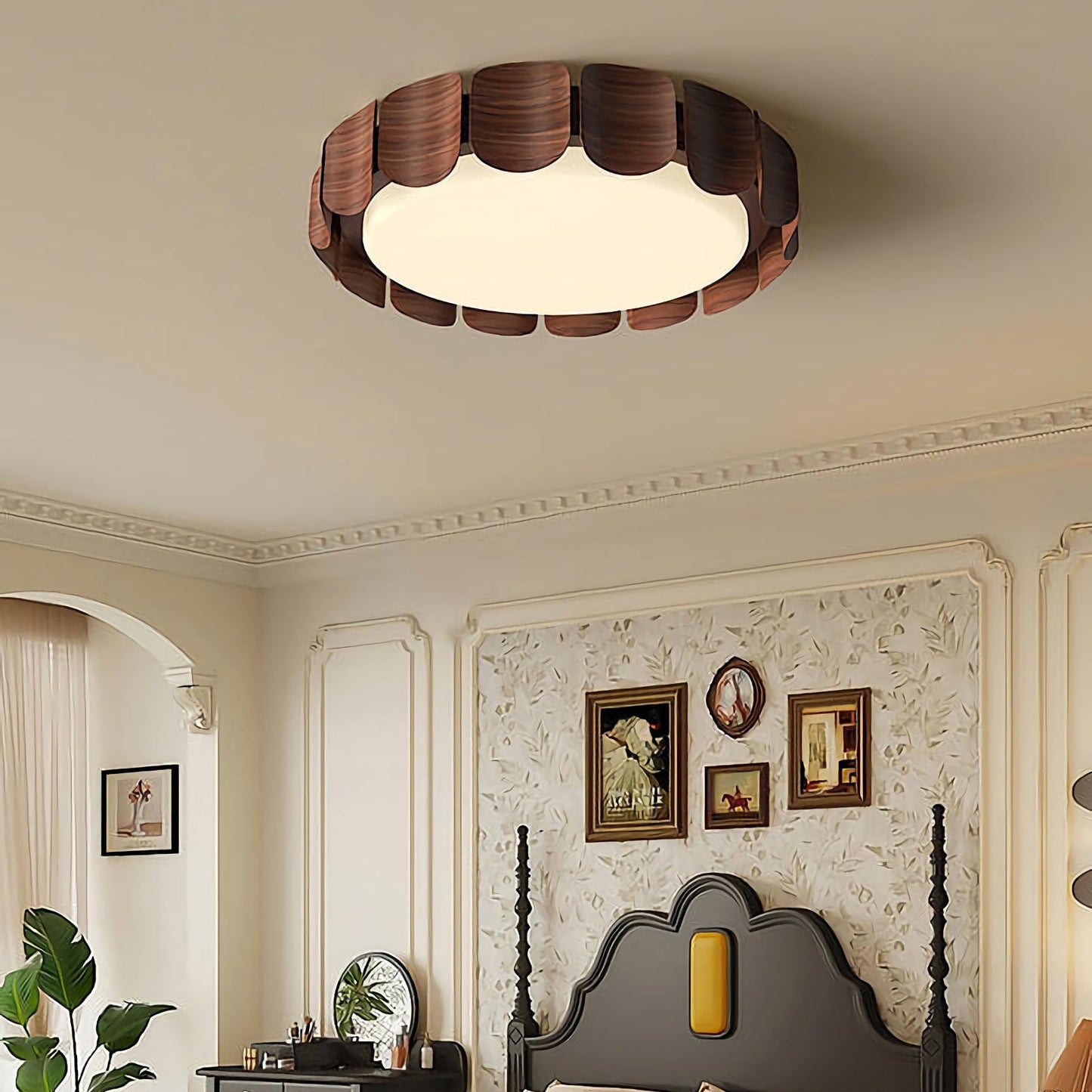 Modern Wabi‑Sabi Overhead Light