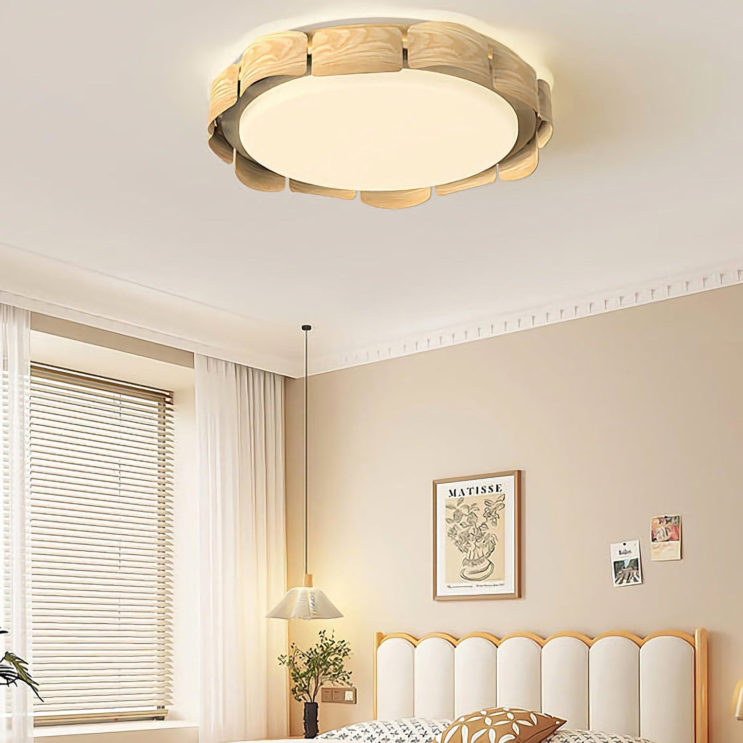 Modern Wabi‑Sabi Overhead Light