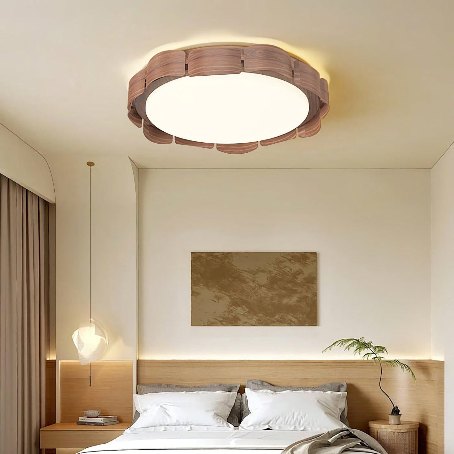 Modern Wabi‑Sabi Overhead Light