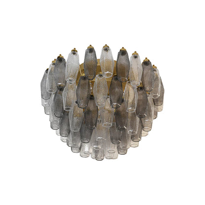 Poliedri Crystal Fumé Ceiling Light