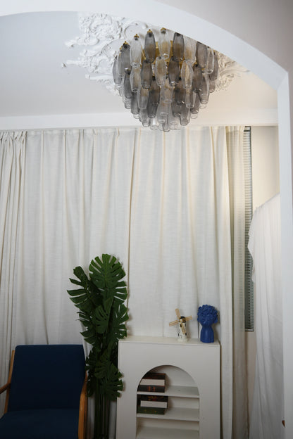 Poliedri Crystal Fumé Ceiling Light