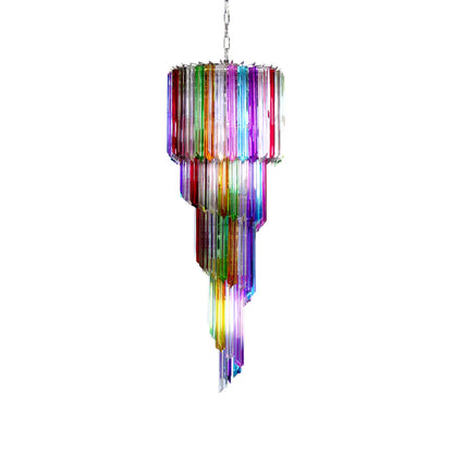 Murano Prisma Helix Glow Chandelier