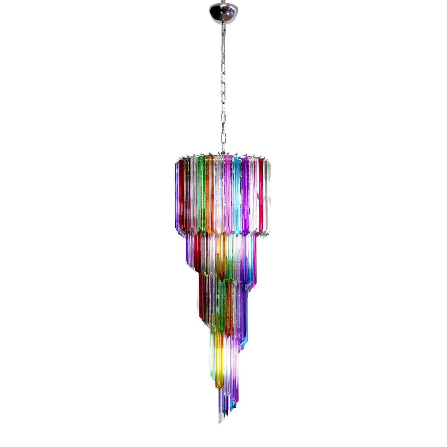 Murano Prisma Helix Glow Chandelier