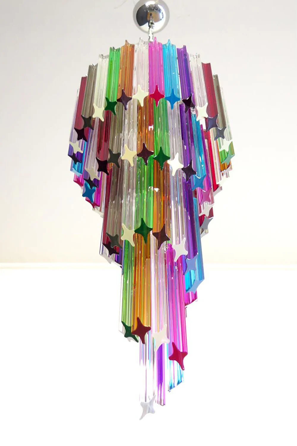 Murano Prisma Helix Glow Chandelier