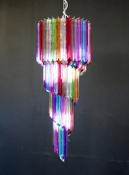 Murano Prisma Helix Glow Chandelier