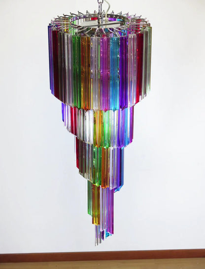 Murano Prisma Helix Glow Chandelier