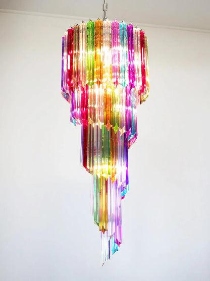 Murano Prisma Helix Glow Chandelier