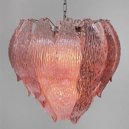 Murano Bud‑Form Glass Chandelier