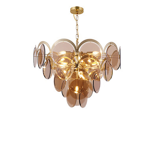 Murano Iron Heritage Glass Chandelier