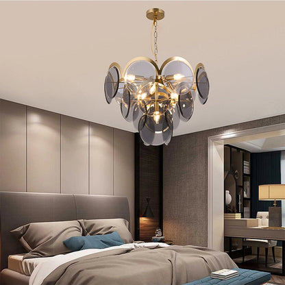 Murano Iron Heritage Glass Chandelier