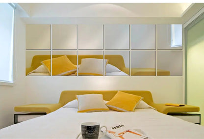 Acrylic Square Dressing Mirror - Creative Wall Décor