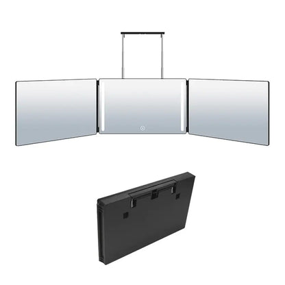 Portable Adjustable LED Wall-Mounted Makeup Mirror