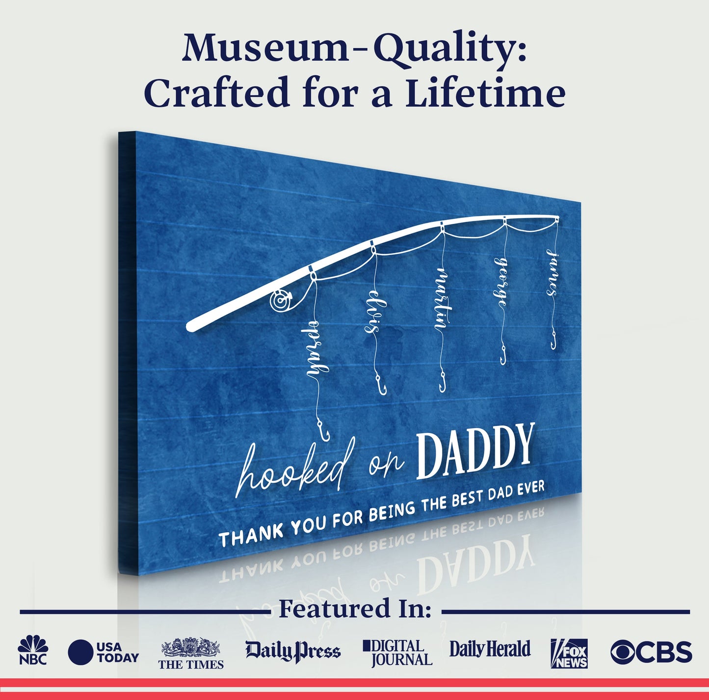 Hooked on You, Father’s Day Edition Sign