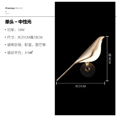 Modern LED Wall Lamp for Living Room and Bedroom