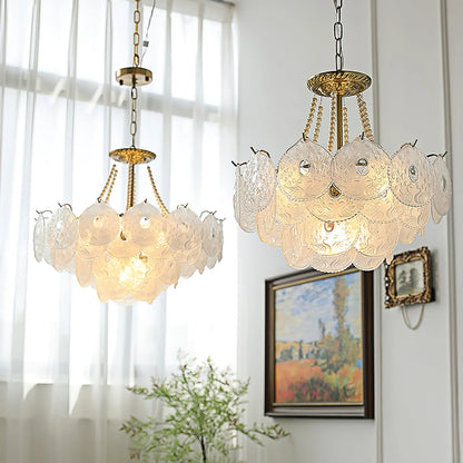 Emerald Artisanal Glass Chandelier
