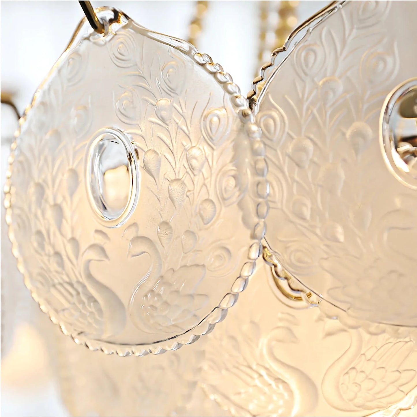Emerald Artisanal Glass Chandelier