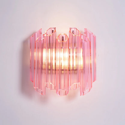 Palermo Prism Rosé Sconce