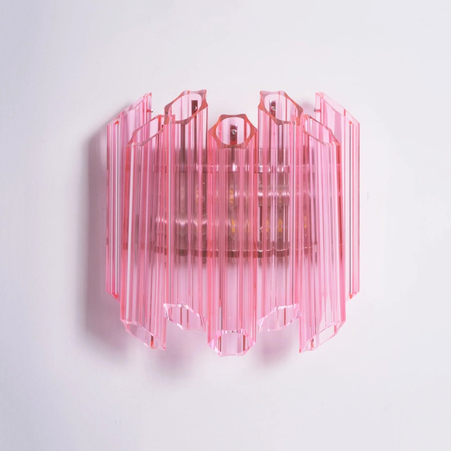 Palermo Prism Rosé Sconce