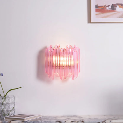 Palermo Prism Rosé Sconce