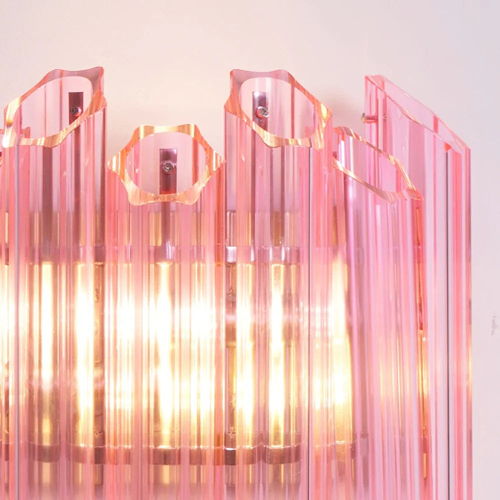 Palermo Prism Rosé Sconce