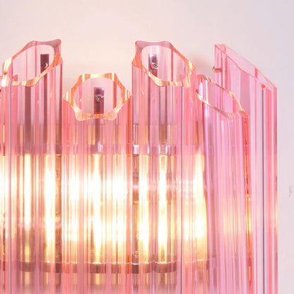 Palermo Prism Rosé Sconce