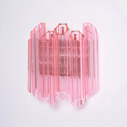 Palermo Prism Rosé Sconce