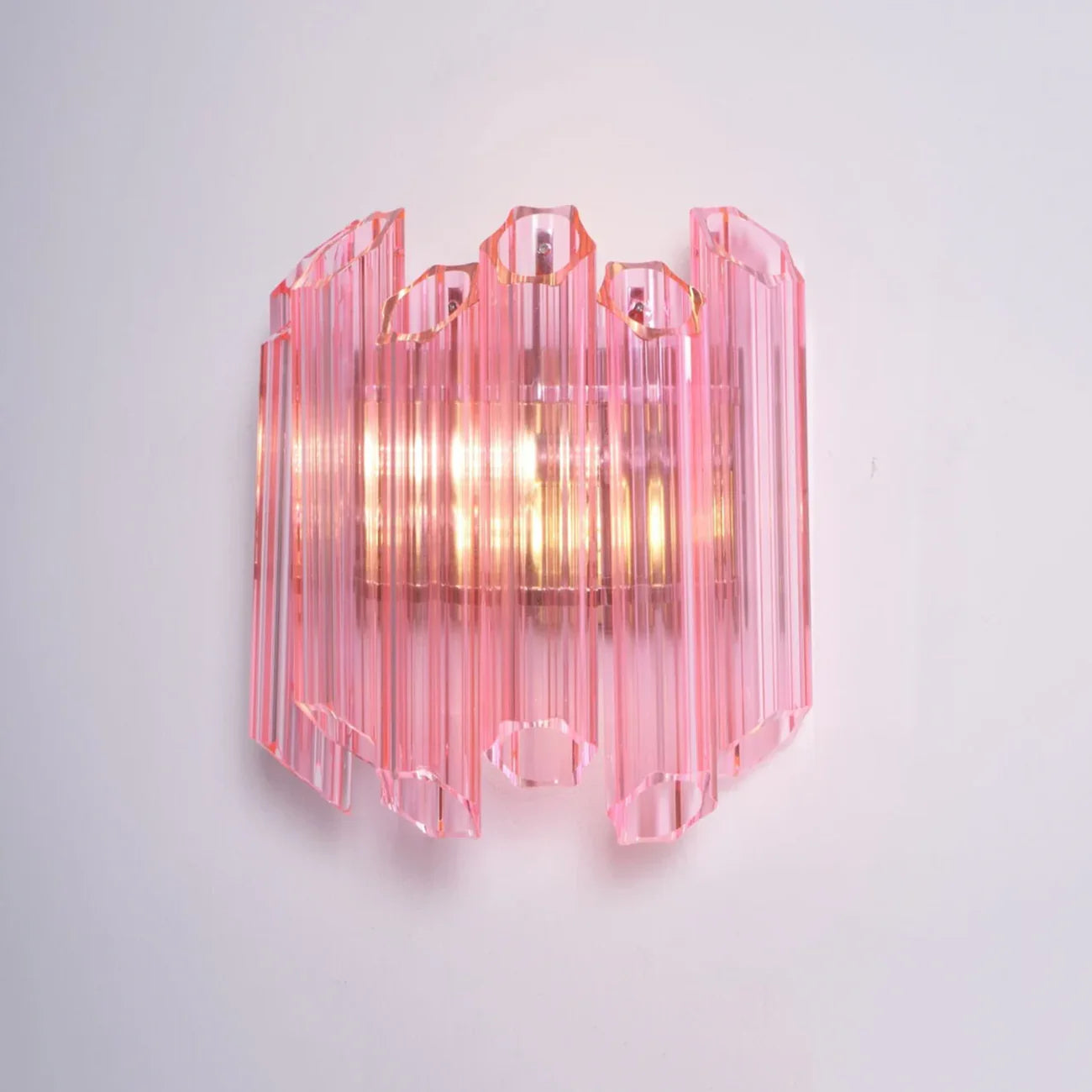 Palermo Prism Rosé Sconce
