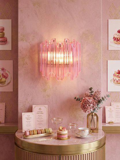 Palermo Prism Rosé Sconce